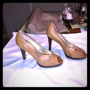 Jessica Simpson Brown High Heel Shoes